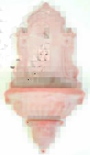 FONTANA ISEO in terracotta A PARETE da GIARDINO 