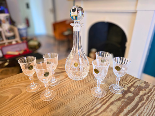 Set decanter cristallo rcr - set,