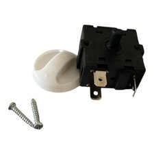 Interruttore Selettore di Potenza 25T125 + Monopolina e Viti - Ricambi per Stufe