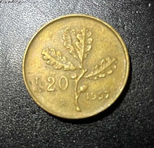 Moneta lire ramo - 20,