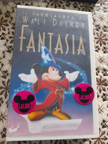 Vhs fantasia walt disney - vhs,