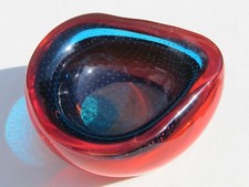 Vintage Murano Seguso Red &