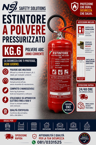 Estintore polvere anno - polvere,
