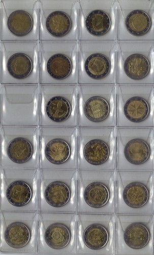 Lotto monete 2 euro - 23, da