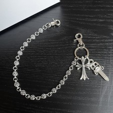 Catena portafoglio stile cuori