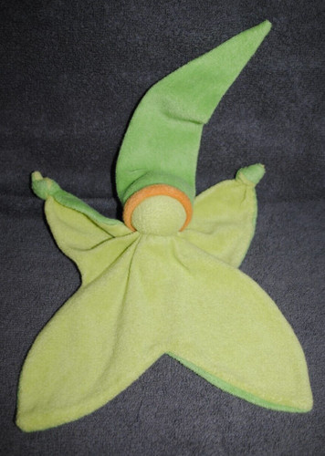 Doudou plat lutin eponge - plat,