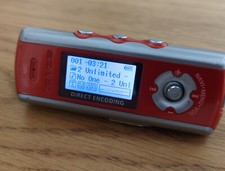 iRiver Red 256MB Lettore MP3 Registratore IFP-790 (vedi descrizione)