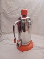 CAFFETTIERA ELETTRICA IN ACCIAIO INOX 18/8 VELOX 6 - 8  TAZZE VINTAGE ANNI 60