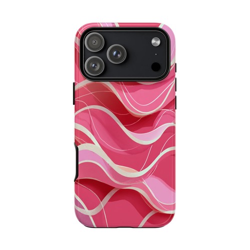 Groovy pink wavy - groovy, |
