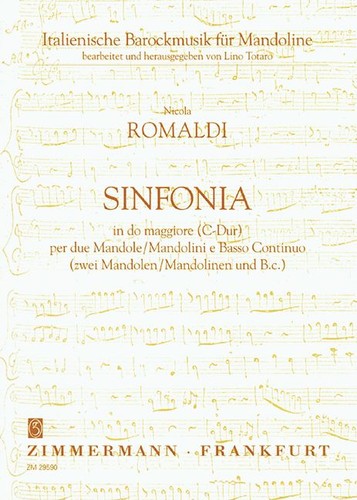 Sinfonia maggiore partitura - c,