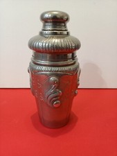 -59% Spettacolare e rarissimo shaker in peltro cesellato - anni '50/'60 