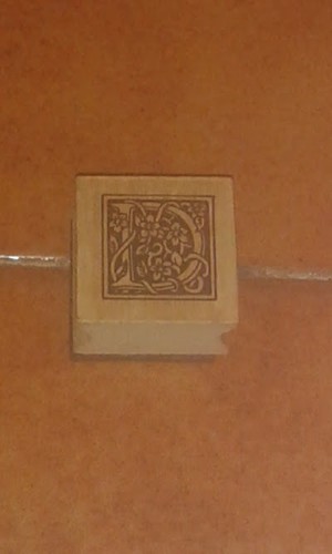 Timbro legno stamperia - in,