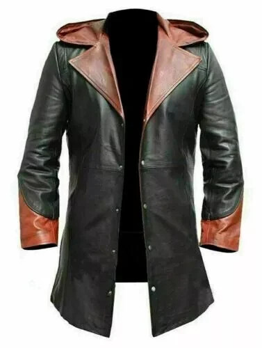 Men stylish black genuine - black,