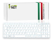 Tastiera ITALIANA compatibile con Toshiba Satellite L50-B-2EV L55T-B Bianca