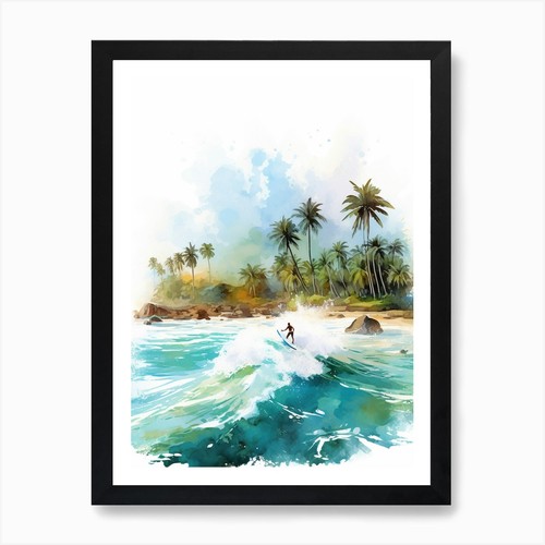 Surfing wave on anse - in,