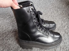 Stivali Schutz neri in vera