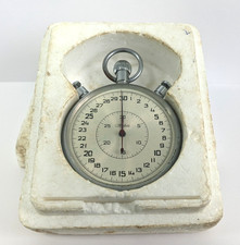 Cronometro SLAVA Vintage URSS meccanico SPLIT Stop Watch Sport Chronometer Box