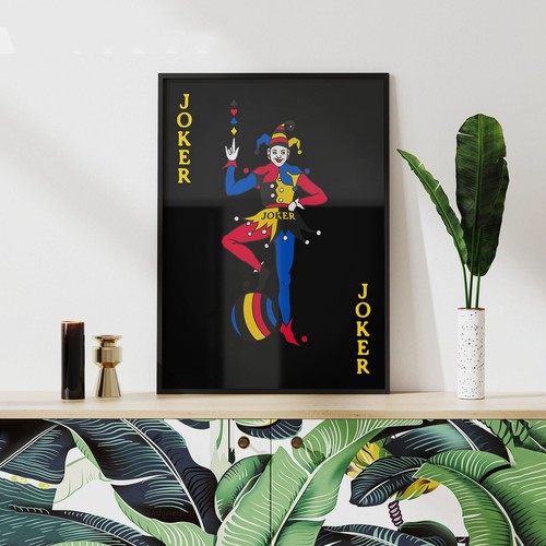 Poster carte gioco - da, joker