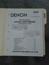 Denon dct 850r manuale - manuale, di