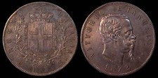 pci735) Regno Vittorio Emanuele II  lire 5 scudo 1872