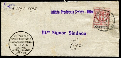 1924 lettera resa franca - 1924,