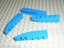 LEGO blue slope bricks ref 500