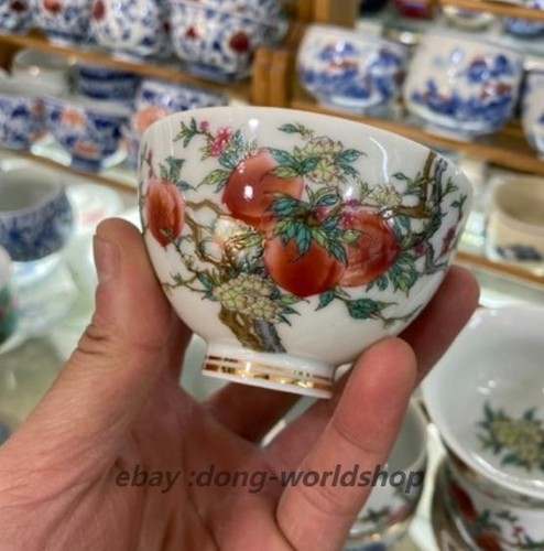 Tazza cappello bambù pesca