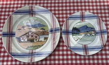 Piatto CENA e Insalata Francese Ramuntcho Faienceries de Sarreguemines Raro