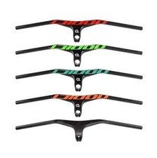 Manubrio integrato in fibra di carbonio per bici mtb 28,6/31,8 mm stelo 690/740/780/800 mm