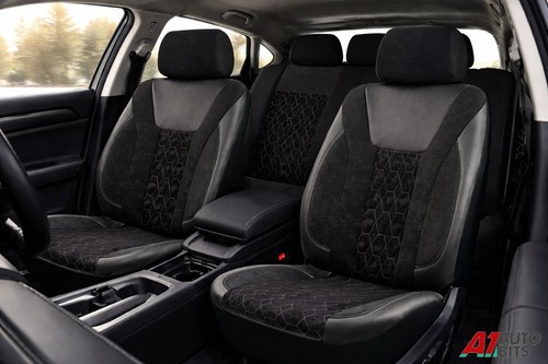 Pelle nera alcantara stile - alcantara,