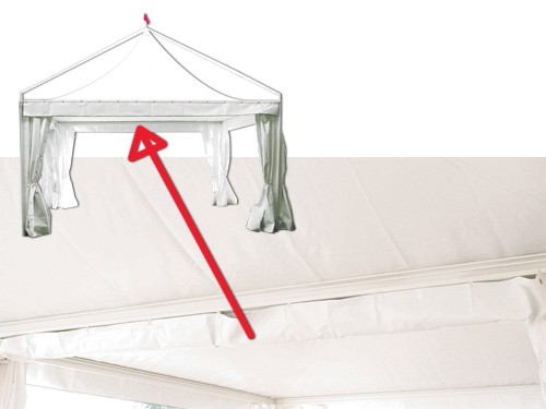 Gronda raccogli acqua gazebo - raccogli,
