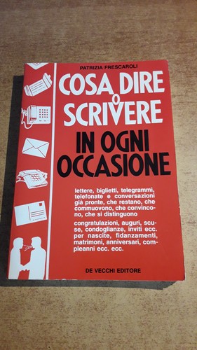 Cosa dire scrivere ogni - o,