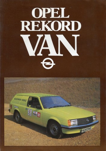Opel rekord van - rekord, market