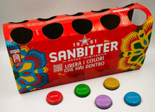 limited ed complete set 5 tappi a corona SANBITTER Libera i Colori +original box