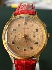 Chronographe Suisse Gander Gold 18 K Oversize Wonderful Vintage