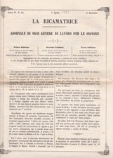La ricamatrice. Giornale di