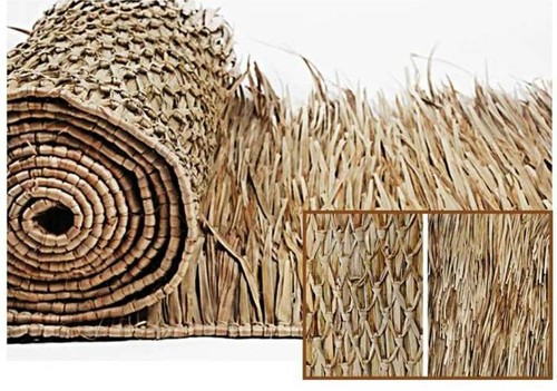 Palm thatch rolls - thatch, grado