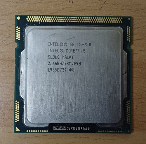 Intel core 750 - core, i5-750