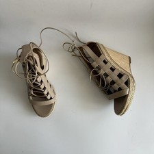 AQUAZZURRA SANDALI IN PELLE BEIGE