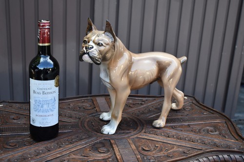 Statua cane boxer - , in
