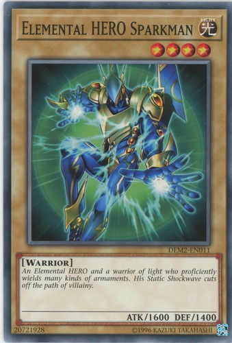 Yugioh elemental hero sparkman - yugioh,