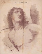 Stampa antica SAN SEBASTIANO