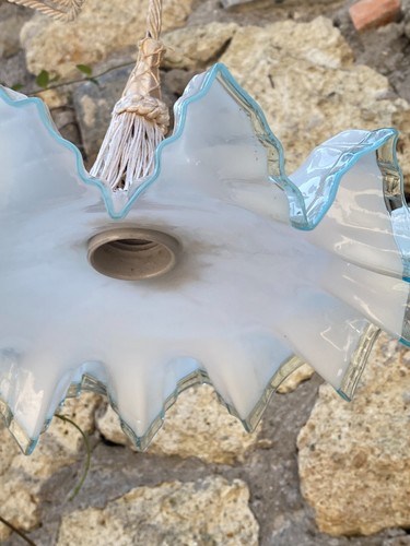 Lampadario fazzoletto vetro
