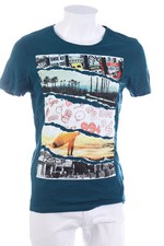 C&A T-Shirt Baumwolle M petrol