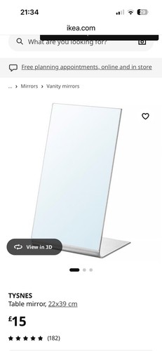 Tavolo ikea elegante specchio - tavolo,