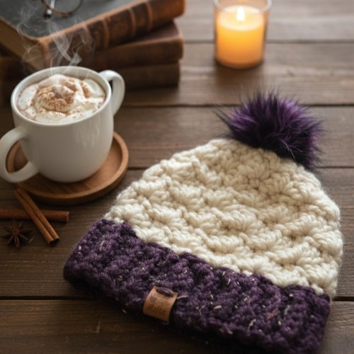 Handmade toque beanie hat - handmade,