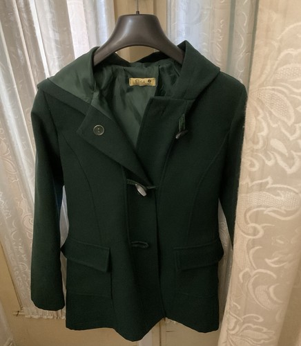 Giacca verde bottiglia con - bottiglia,