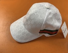 Cappellino Gucci Bianco GG-