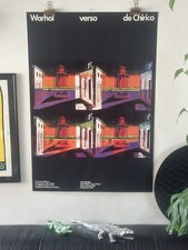 Poster Andy Warhol verso De