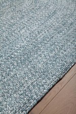 Tappeto Solid Acqua Misura